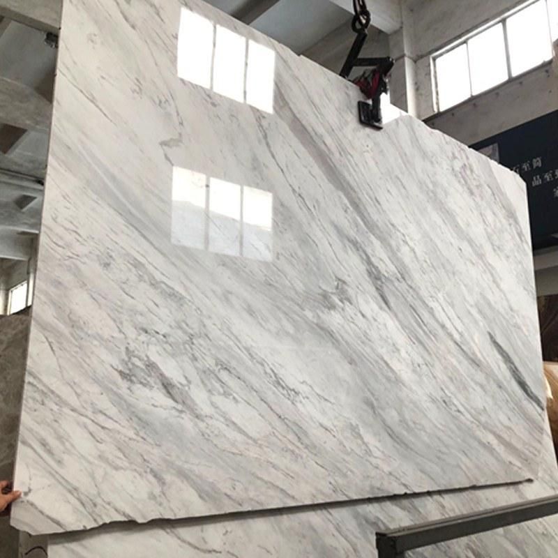 Natural Stone White Marble Tiles/Slabs for Countertop/Worktop/Vanity/Table/Floor/Background Wall Project