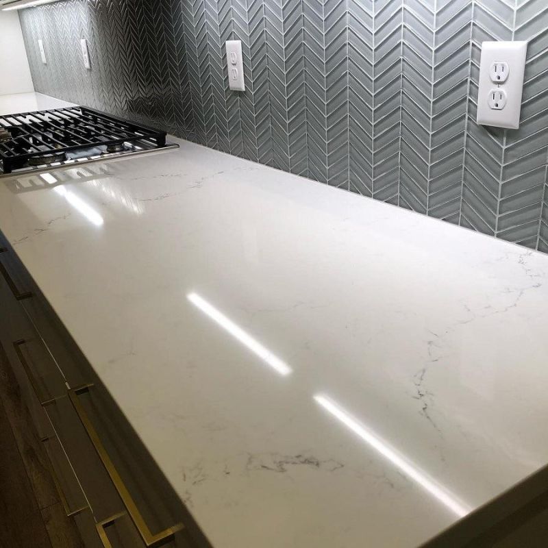Misterio Quartz for Kitchen Countertops/Kitchen Islands/Backsplashes/Wall Cladding/Flooring/Windowsills
