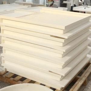 mm813 Sparkling White 12mm Thickness Pure Acrylic Countertop for Decorate Material