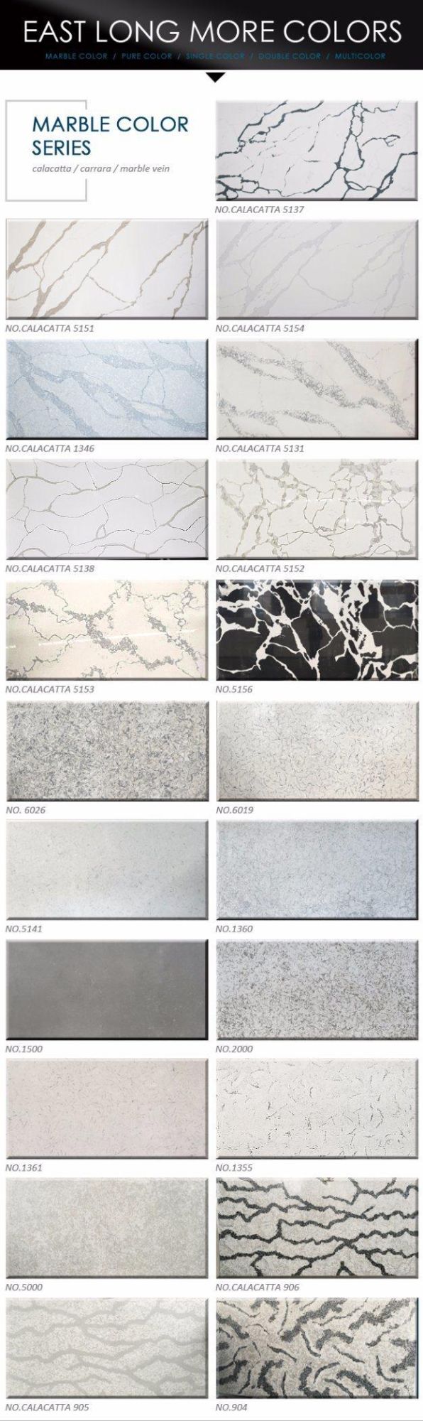 Sparkling Polished Quartz Stone Slabs for Kitchen