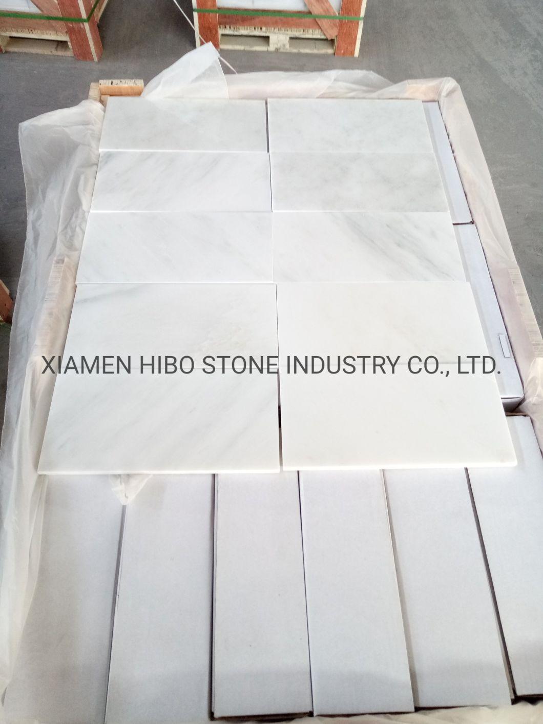 Italian White Calacatta Gold/Thassos/Carrarawhite/Oriental White 3X6 Polished Marble Tile