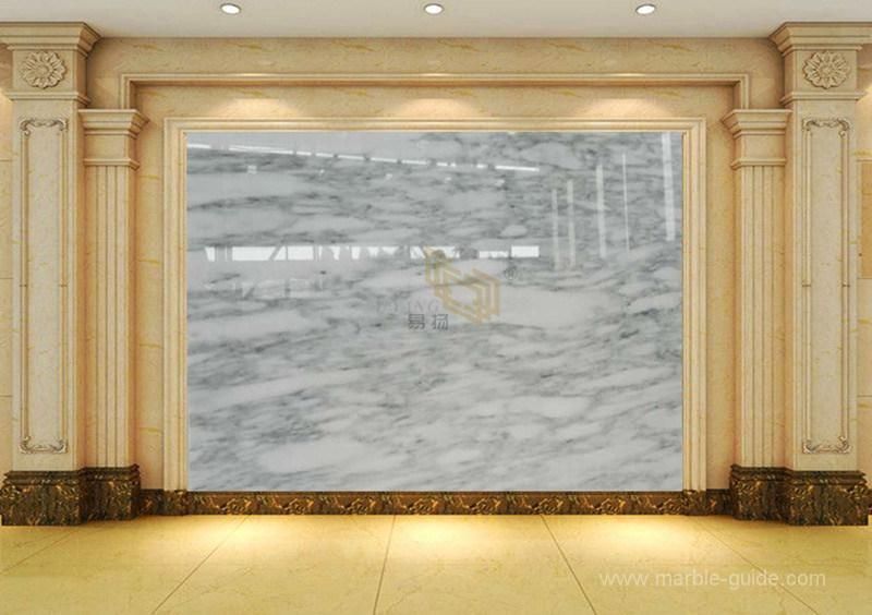 Decorative Victoria Falls Gray Engineered Marble Slabs for Kitchen Countertop/Background Wall/Bathroom Vanity