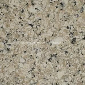 Popular China Manufacturer Marble-Like White Vein Agglomerated Artificial Quartz Slab