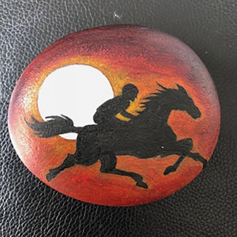 Mixed Painting Stone for Christmas Gifts