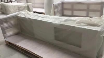Prefab Carrara White Bathroom Vanity Tops