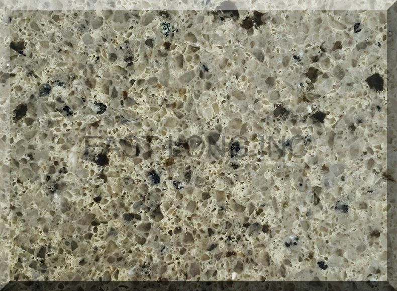 White Sparkle Colors Quartz Stone Solid Surface