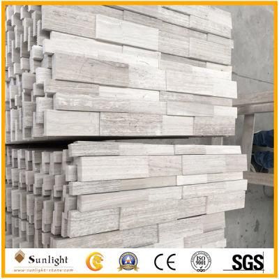 White Wood Marble/Wooden White Marble/White/Grey Marble Culture Stone