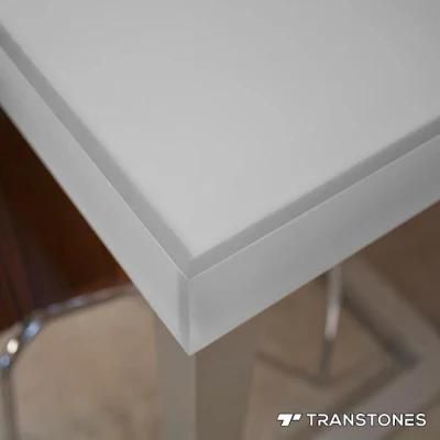 Transtones Modern Design Translucent Indoor and Outdoor Pure Acrylic Table