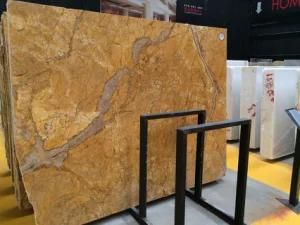 Lion Gloden Marble Slabs for Floor and Wall Decoration