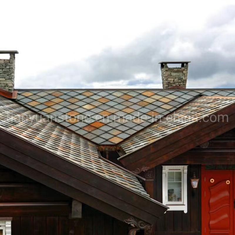 Rusty Multicolor Slate Black Slate Roof Slate Tile Roofing Tile Slate
