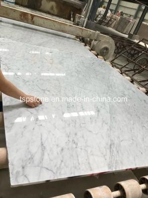 Selected Italian Bianco Carrara White Marble Tiles for Flooring/Floor/Bathroom Tile