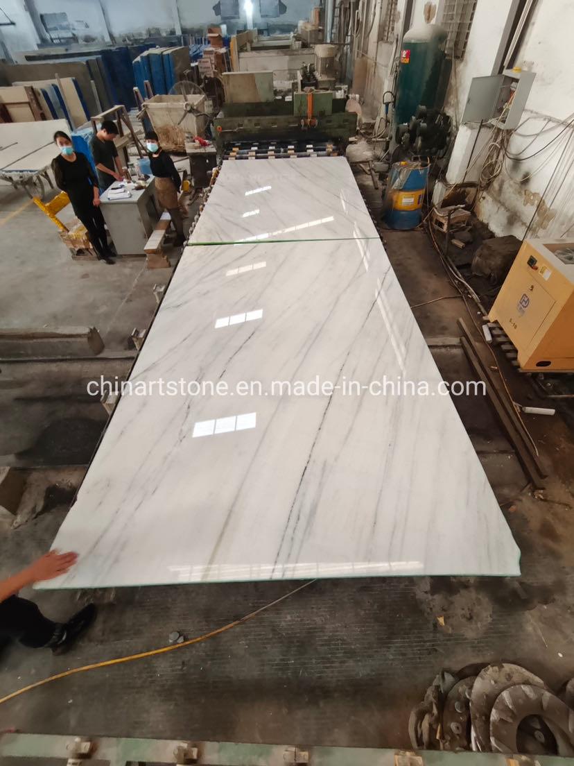 New Oriental Calacatta White Golden Marble for Slab Wall and Floor Tile