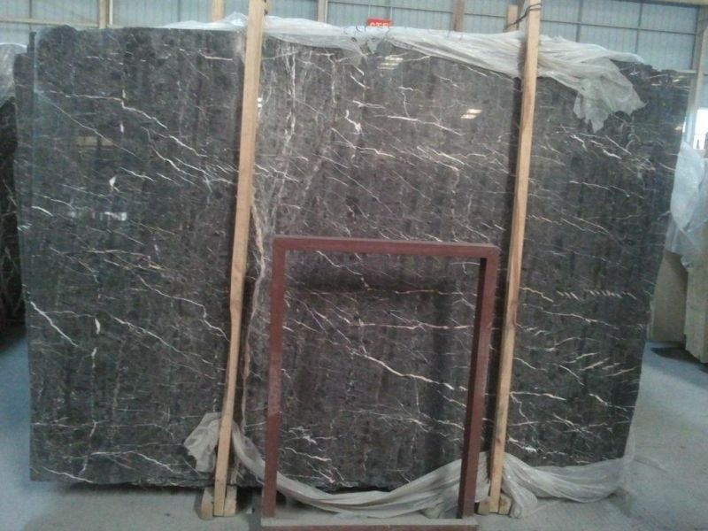 Popular Natural Chinese Hang Grey Marble Slab and Tile for Hotel Wall Floor Decorate