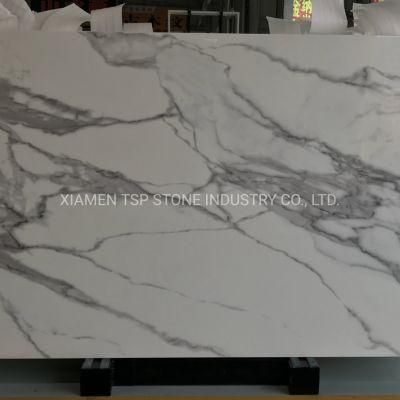 White Artificial Marble Jade Stone/ Crystallized Glass/Nano Glass Countertop for Kitchen Countertop