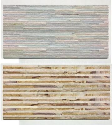 Outdoor Decoration Pink Natural Culture Stone Zf-Sw-008