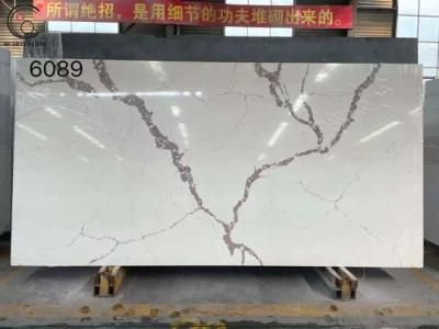Hot Sale Artificial Quartz Stone with Veins High Quality Countertop