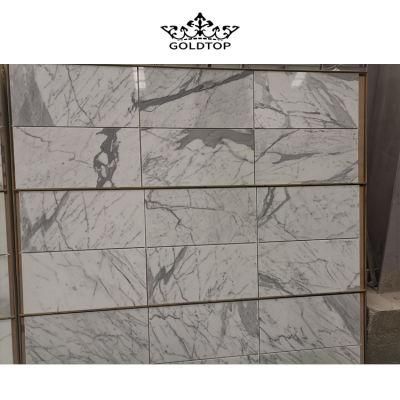 Natural Beige/Yellow/Travertine/Gray/Black/Limestone Stone Statuary White Marble Wall/Floor Tiles for Kitchen Bathroom Hotel Project