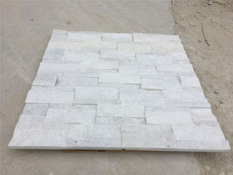 Durable Crystal White Marble Culture Stone for Sale