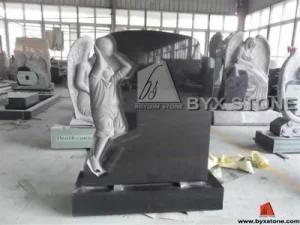 Black Granite Stone Basketbal Children Memorial / Headstone