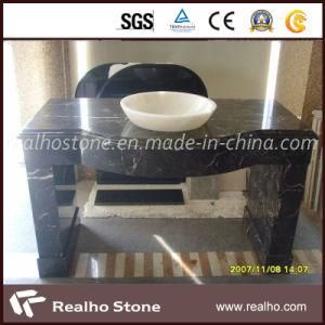 Full Polished Black Marble Stone Marble Countertop for Home