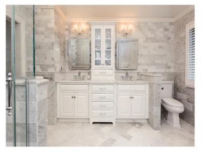 Polished White Marble Tile/Slab/Countertop/ Wall/Floor/Sink for Kitchen/Bathroom/Project/Outdoor/Home/Hotel