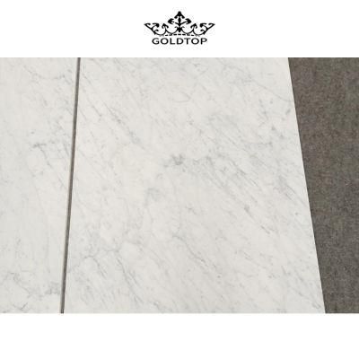 Natural Stone Cut Size Carrara White Marble Tabletop/Wall Tiles/Slab Tiles/Countertop/Floor Tiles