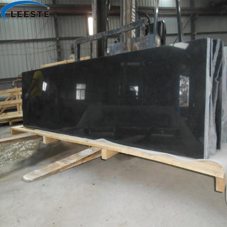 Absolute Black Granite Chinese Natural Black Granite Polished Cut-to-Size Tile