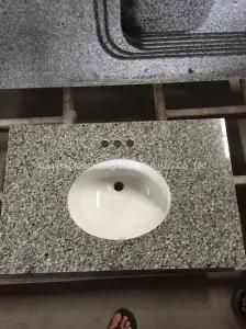 Swan Grey Granite Vanity Top for Bathroom Kitchen