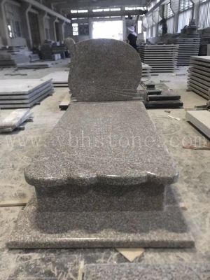 Pink Rose Granite Carving/Flat/Engraving/Vases/Angel/Bench/Double Headstone for Graves/Monuments/Cemetery/Memorial