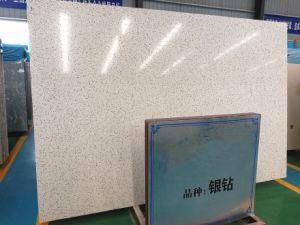 Ls-Q002 Silver Diamond / Artificial Stone for Kitchen Bathroom Tiles &amp; Slabs