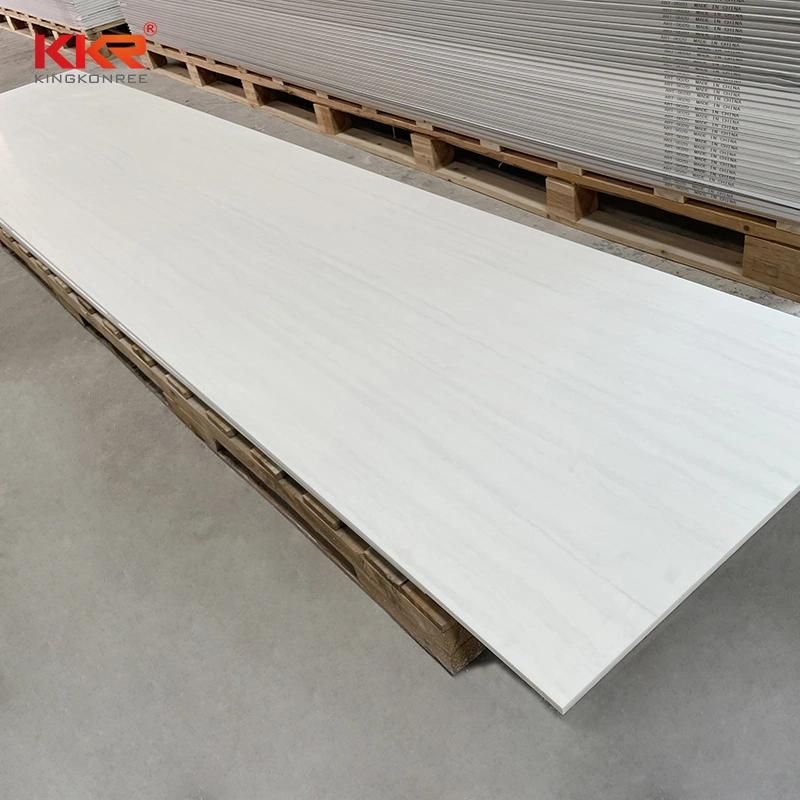 Building Material Big Slab Stain Resistant Solid Surface Resin Acrylic Stone Sheets
