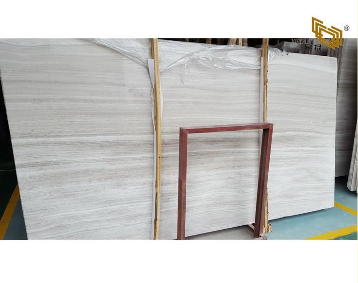White Marble Tile Marble Slab Wood/Black/White Stone Countertop Supplier