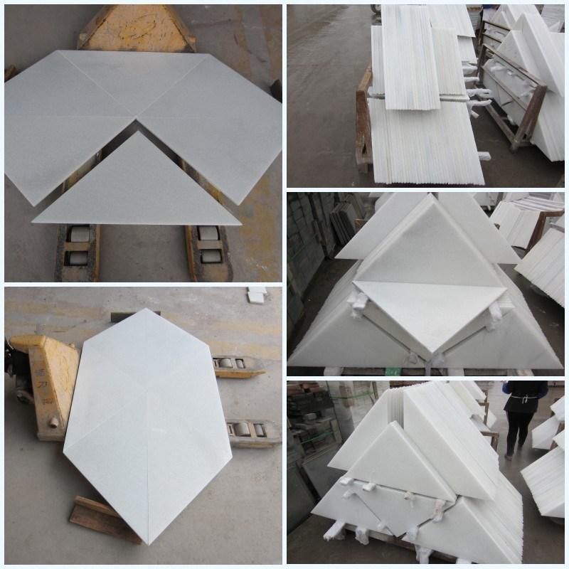 Cheap Crystal White Pure White Marble Slabs/Tiles of Good Quality