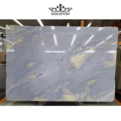 The High Grade Natural Stone Polished/ Honed Surface Bathroom/Kitchen /Living Room Countertop Blue Sky Marble for Home
