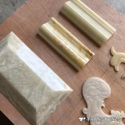 Polished Onyx Marble Sheet Translucent Customized CNC Alabaster Wall Panel