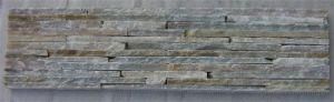 Gold Wood-Grain Quartzite Ledges Stone