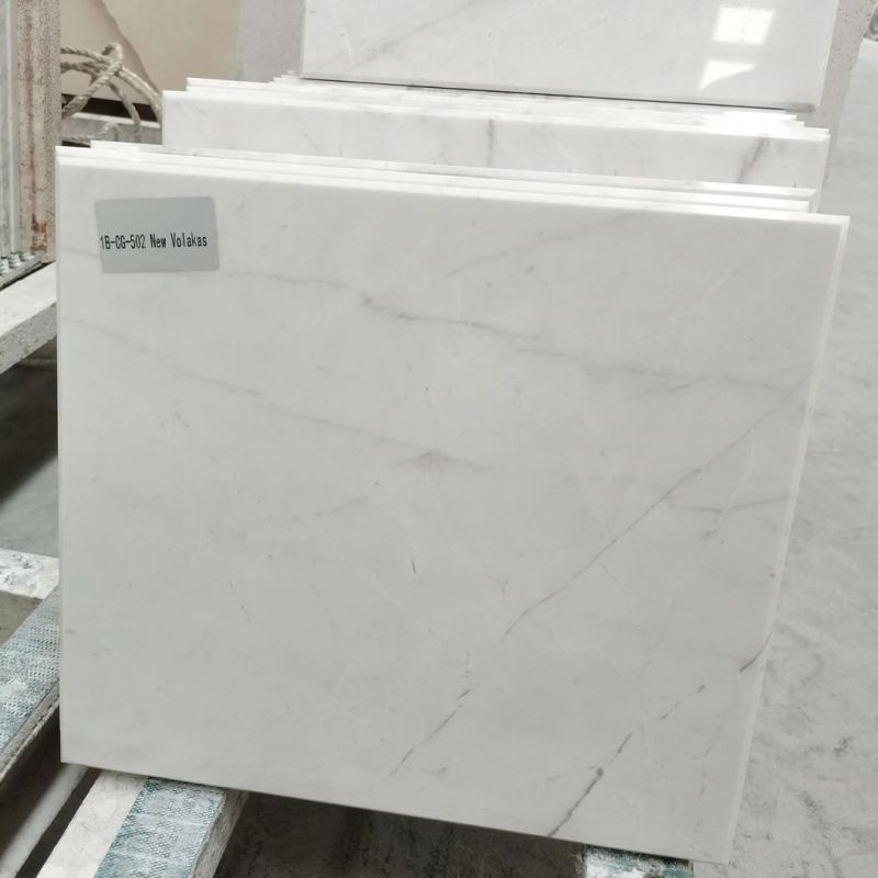 Hot Selling Volakas Marble Slab Greece Table Marble Nature White Tiles Marble Table Top