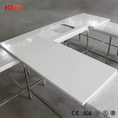 Faux Stone acrylic Solid Surface Resin Commercial Kitchen Countertops