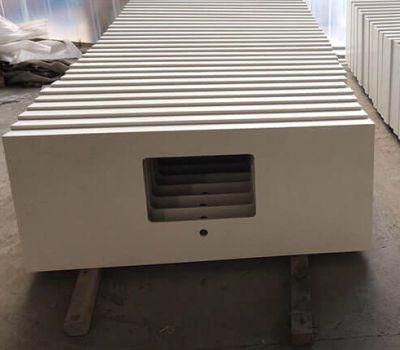 Polish/Honed White Quartz Vanity Tops/Countertops for Bathroom Decoration Project Building