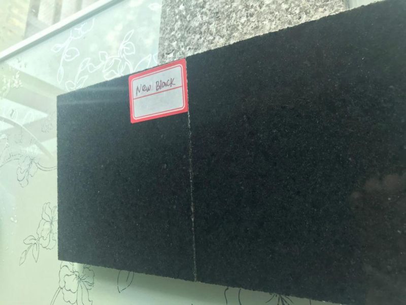Natural Black Granite for Flooring/Wall Cladding/Stairs/Steps/Pool Coping Stone Tile Paving
