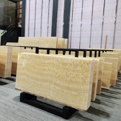 Natural Yellow Honey Onyx Wall Marble Slab for Wall and Flooring