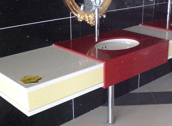Solid Surface Artificial Quartz Stone Kitchen Countertops