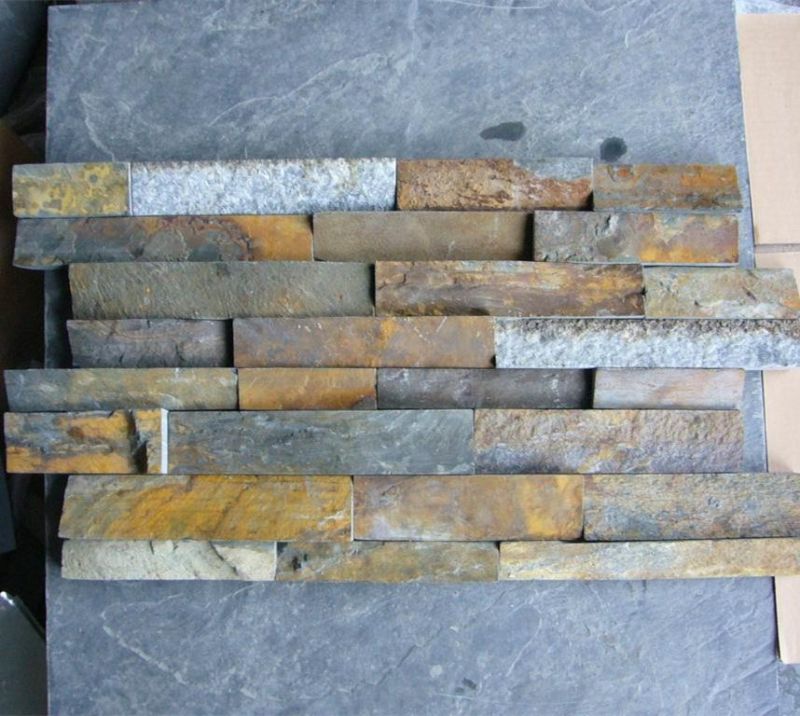 Grey Slate Stacked Stone Ledgstone/Veneer for Exterior Wall Cladding Panel