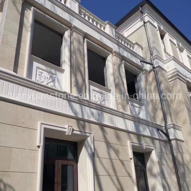 Beige Limestone Flooring Tiles Pavers for Exterior Decoration