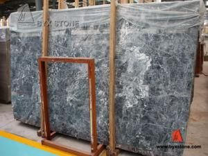 Dark Grey Sapphire Marble Slab for Vanity Top and Tile