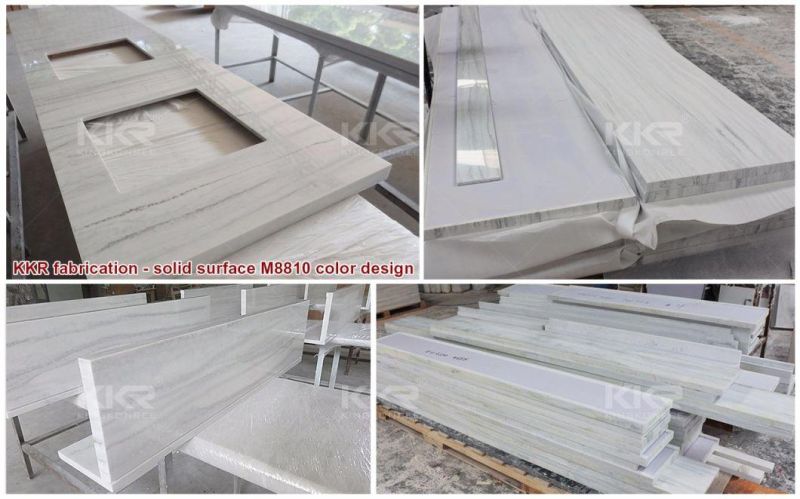Artificial Stone Vanity Top Quartz Stone Kitchen Countertop 0911