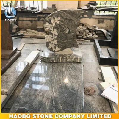High Quality Tree Shaped Monument Rose Flower Gravestone