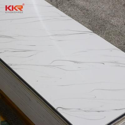 Natural Pattern Texture Acrylic Solid Surface Marble Stone Sand Blasted Surface Marble Slab Stone Veneer