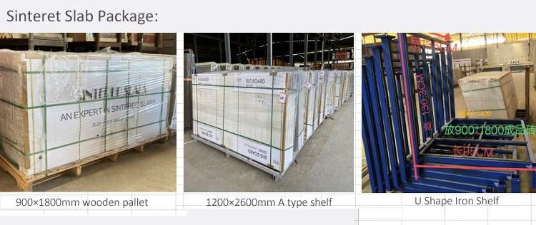 800*2600mm Grey Sintered Slab Soft Glazed Surface Stone Veneer Slate