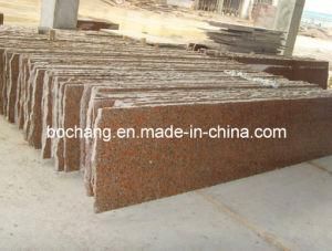 G562 Maple Red Granite for Tile Slab Cube